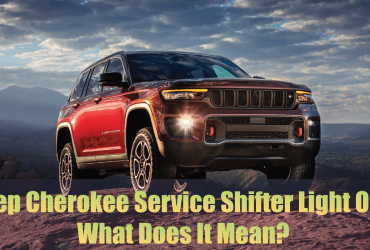 Jeep Cherokee service shifter light on!