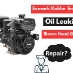exmark kohler engine oil leaking blown head gasket