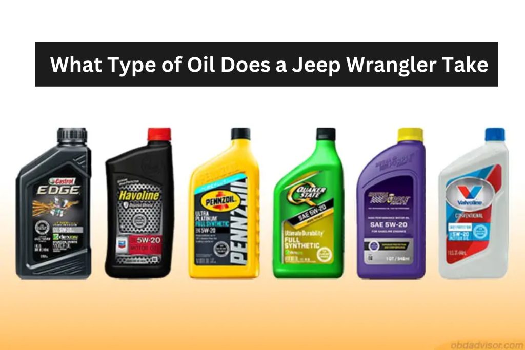what type of oil does a jeep wrangler take