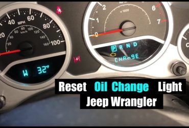 how to reset oil change required jeep wrangler