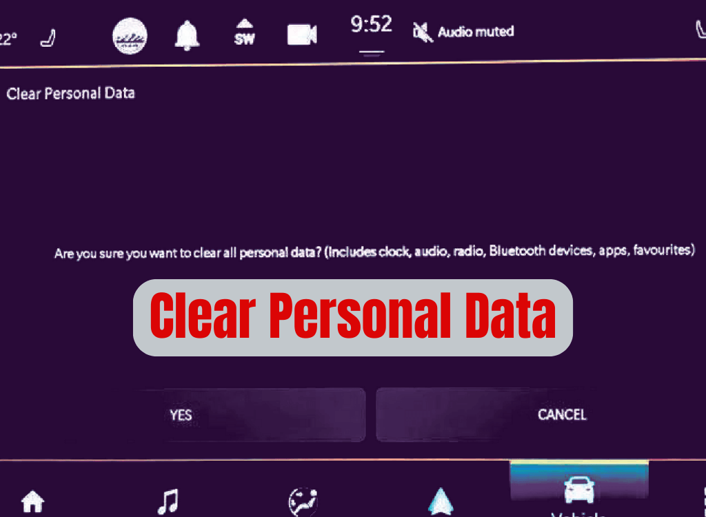 Clear personal data