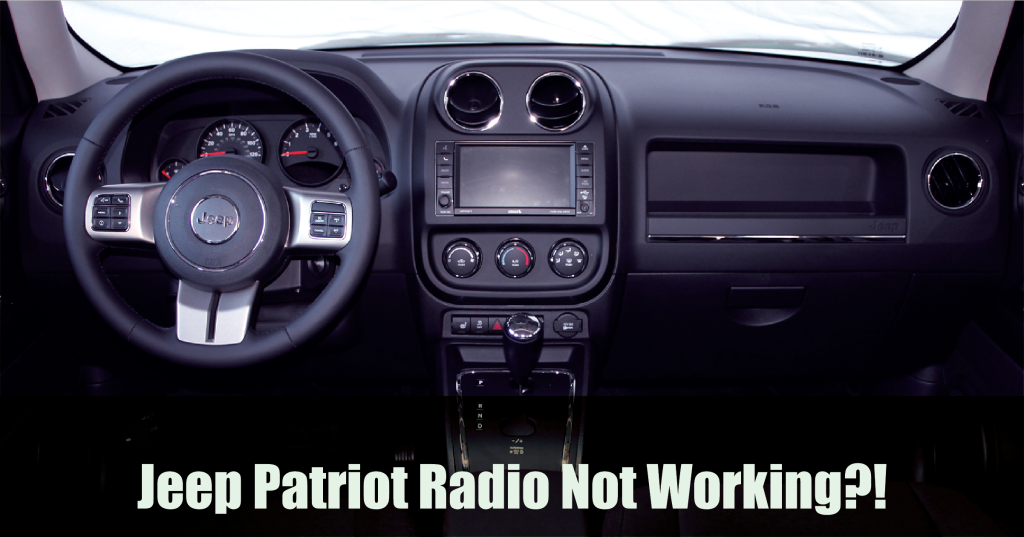 jeep patriot radio not working