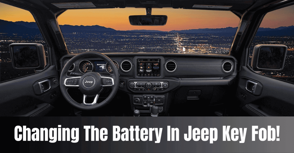How to change battery in jeep key fob?