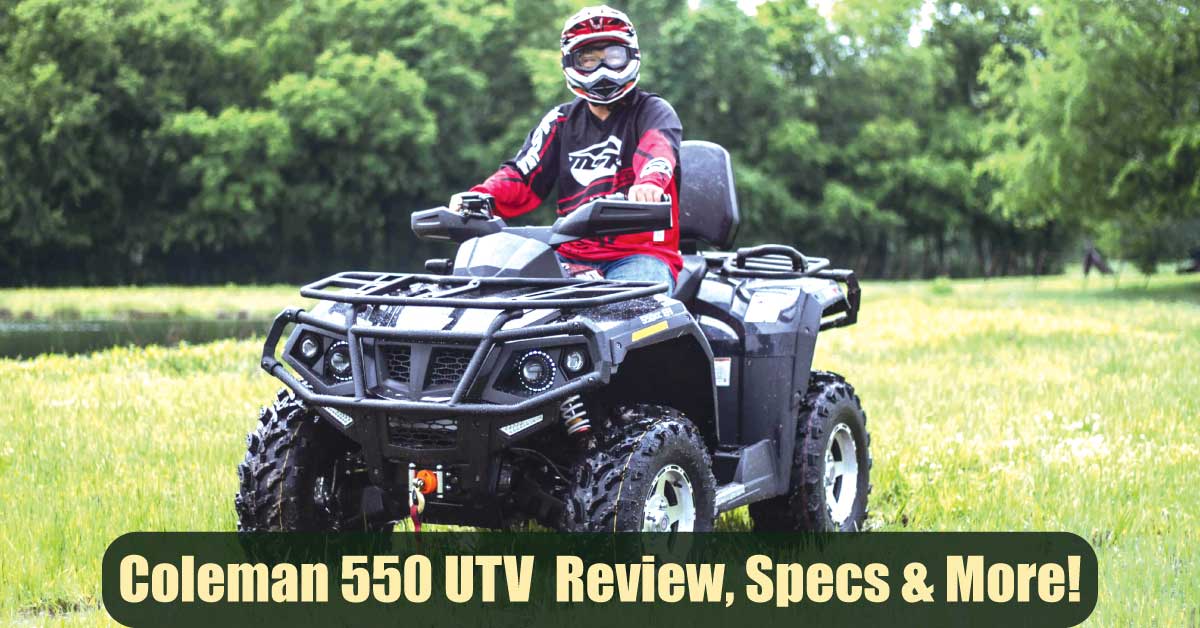 Coleman 550 UTV Reviews Best LowBudget UTV! Smart Vehicle Care