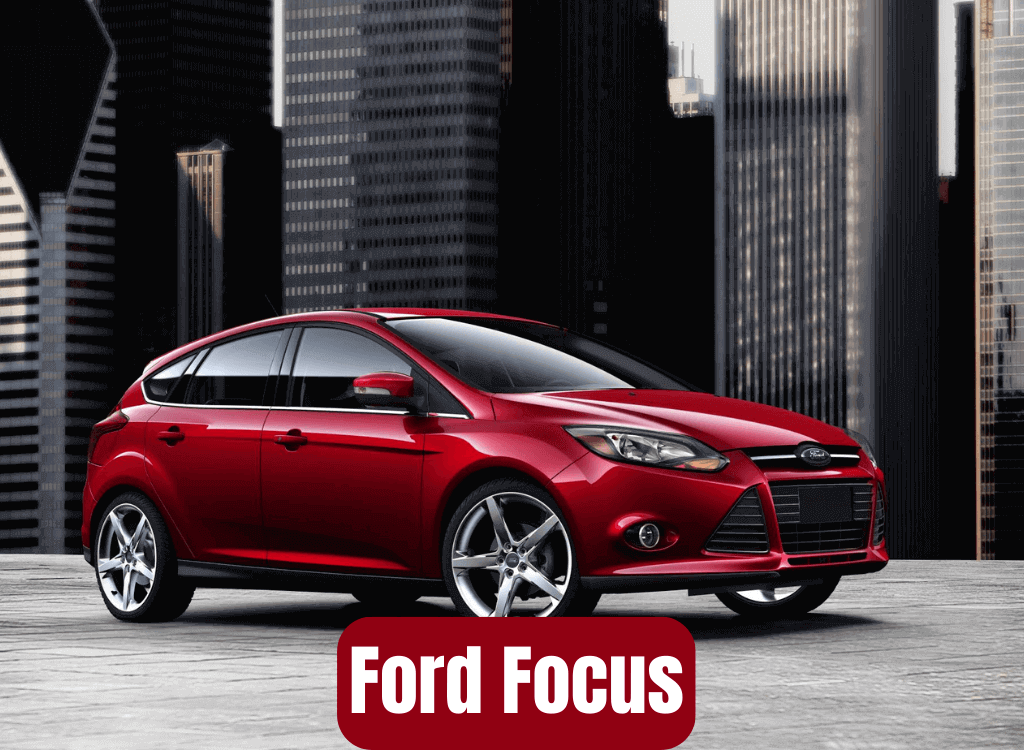 Ford focus - poplular used passenger car in America.