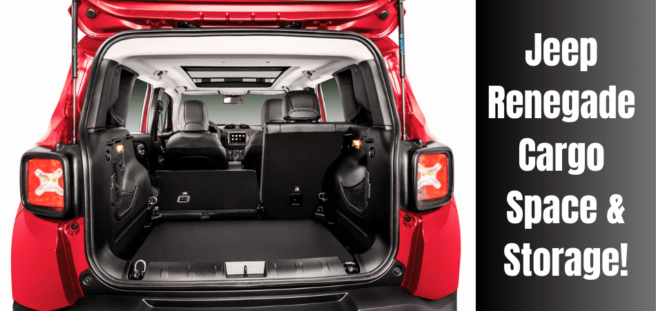 Jeep Renegade cargo space and storage!