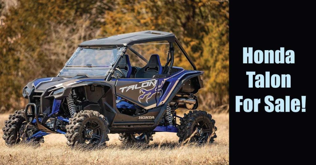 Honda Talon For Sale: Best UTV in the Market
