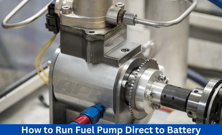 How to Run Fuel Pump Direct to Battery