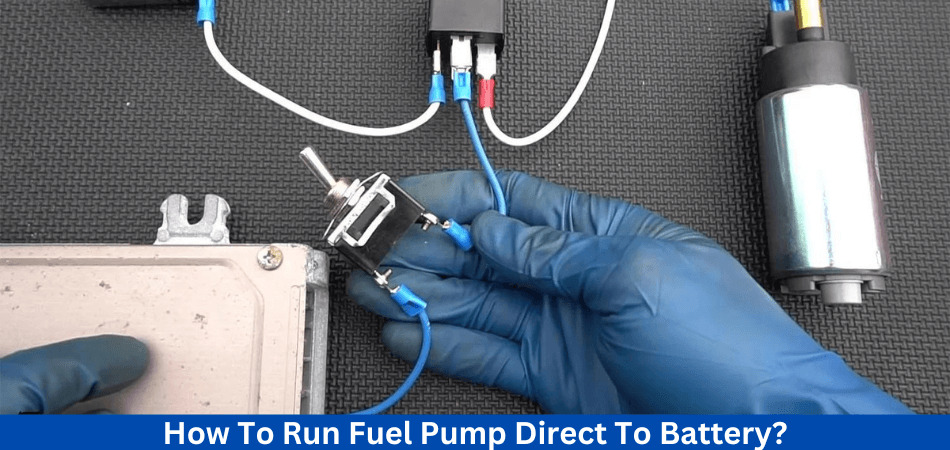 Rewiring Fuel Pump