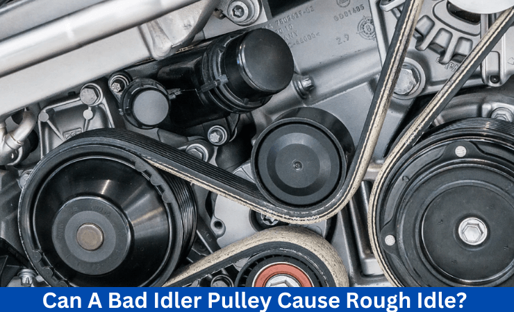 Can a bad idler pulley cause rough idle