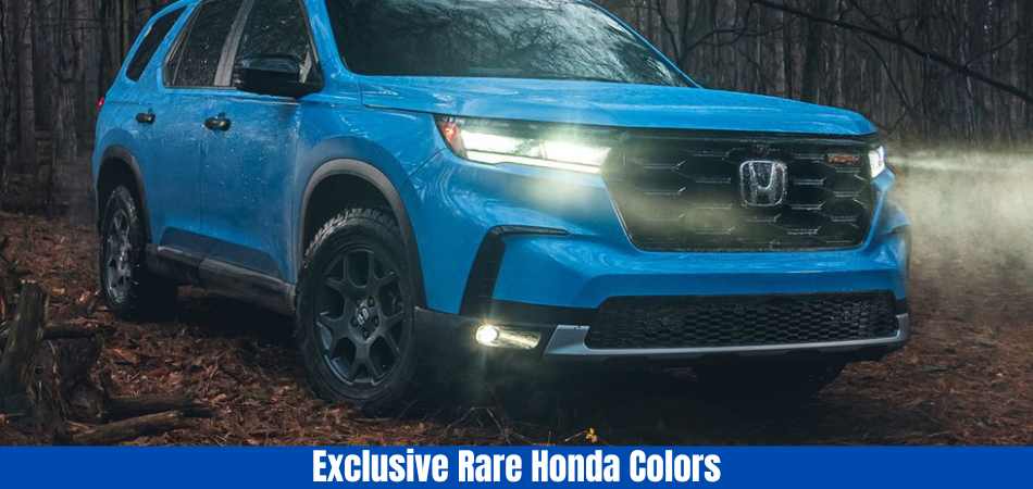 Exclusive Rare Honda Colors