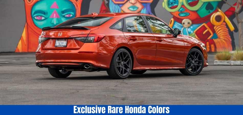 Exclusive Rare Honda Colors