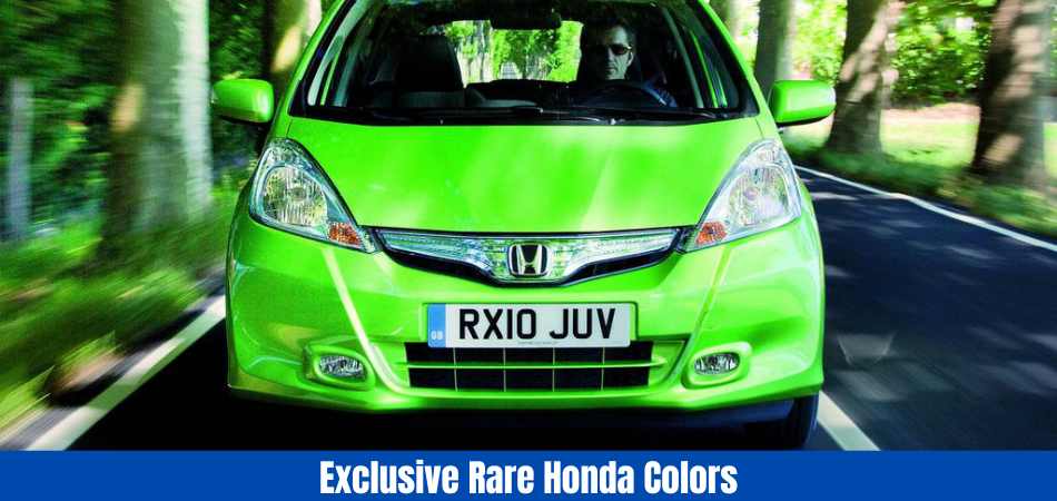 Exclusive Rare Honda Colors