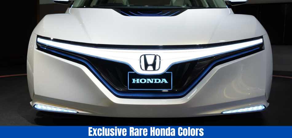 Exclusive Rare Honda Colors